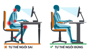 Chọn bàn làm việc đúng để có tư thế ngồi chuẩn, hạn chế bệnh về cột sống và mắt