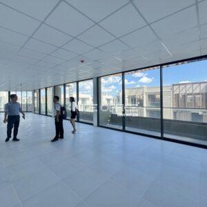 Khách hàng Nice Office đi xem mặt bằng trống tại WIYO Complex The Global City