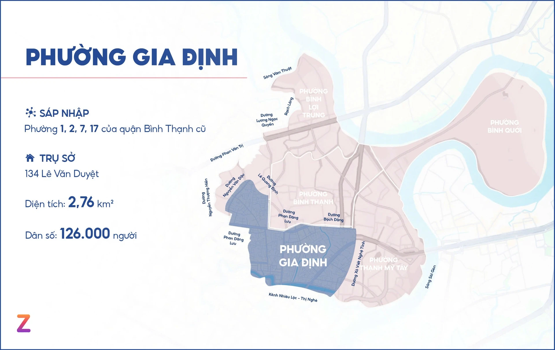 Thông tin phường Gia Định sau sáp nhập