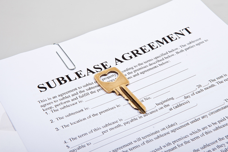 Luôn kiểm tra tính pháp lý và các điều khoản hợp đồng khi tiến hành Sublease