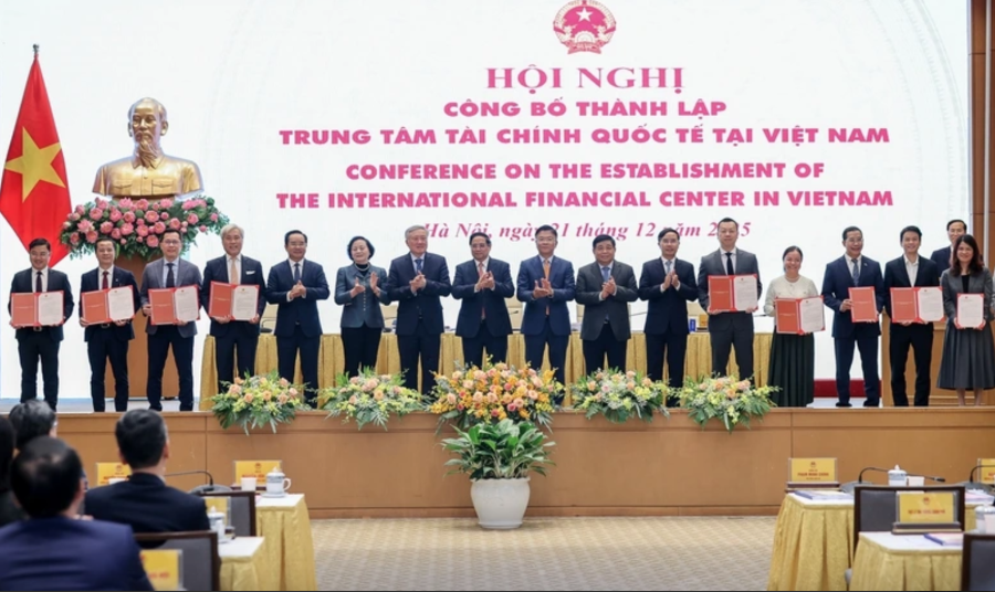 Lễ công bố thành lập trung tâm tài chính quốc tế vào ngày 21/12/2025