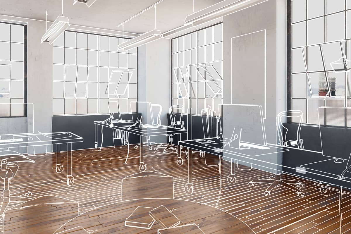 Các hạng mục khi cải tạo văn phòng