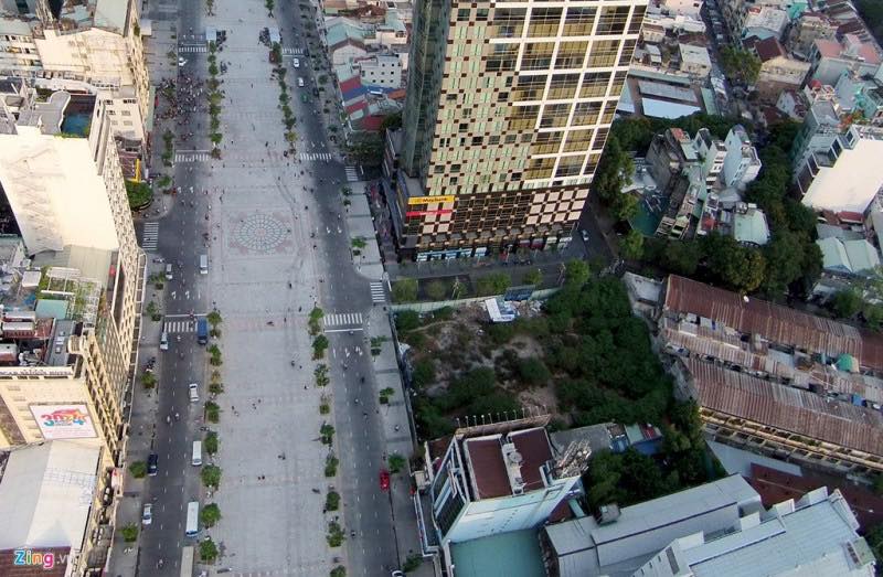 Vị trí xây dựng dự án BIDV Tower TpHCM trên đường Nguyễn Huệ và Tôn Thất Hiệp