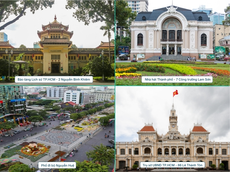 Địa điểm du lịch nổi tiếng tại phường Sài Gòn