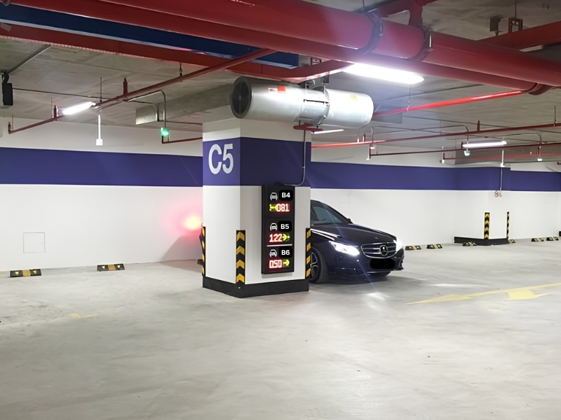 Hầm giữ xe tại Saigon Centre Tower 2