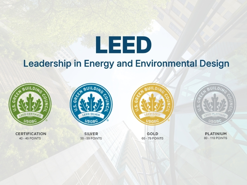 Các mức độ tiêu chuẩn LEED