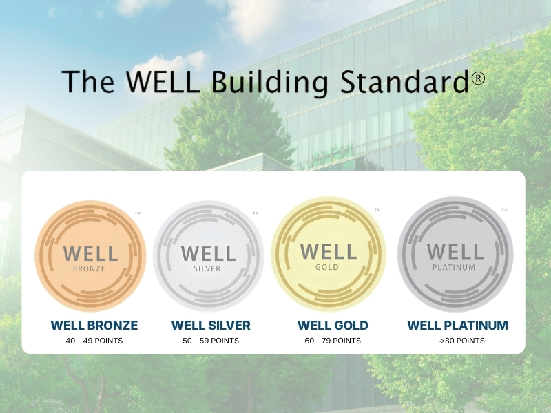 Các cấp độ tiêu chuẩn WELL Building Standard