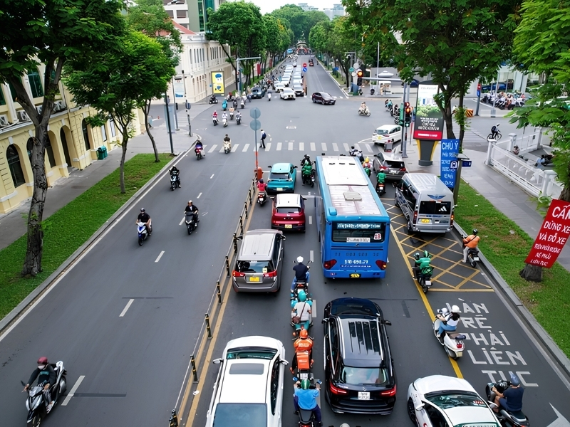 Trục đường Lê Duẩn tập trung nhiều Tổng lãnh sự quán tại TPHCM