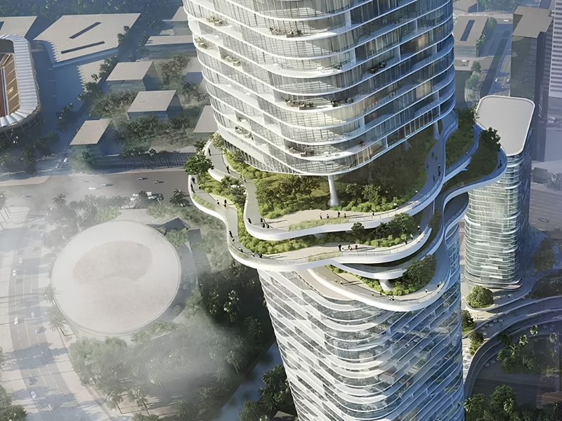 Khu vườn trên mây Empire 88 Tower