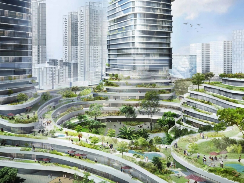 Khung cảnh phác thảo của dự án Empire 88 Tower
