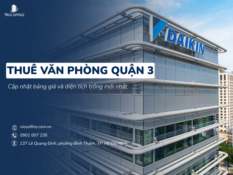 Cho thuê văn phòng Quận 3 giá rẻ