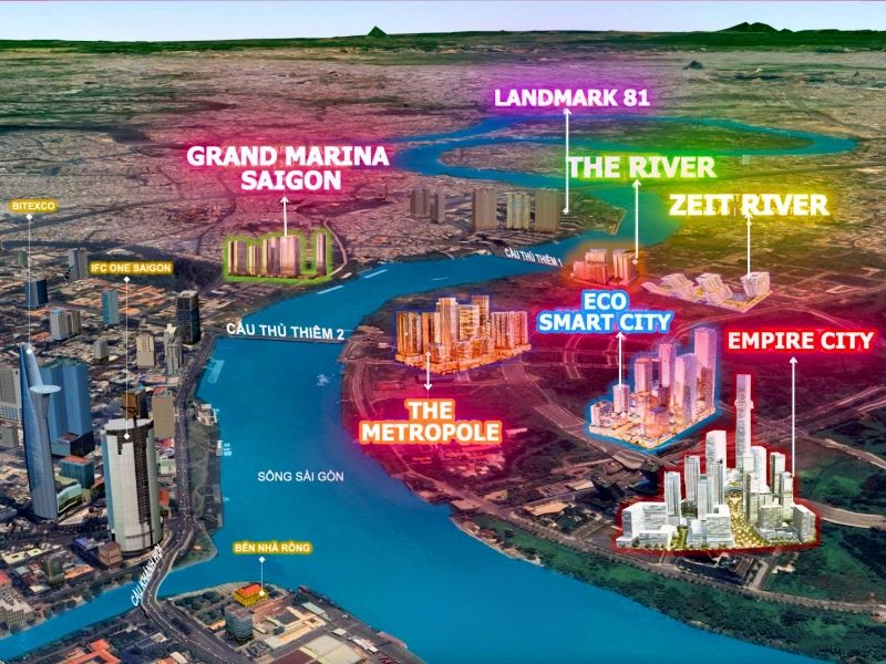 Vị trí thuận lợi của Lotte Eco Smart City